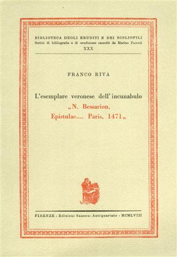 L'esemplare veronese dell'incunabulo.