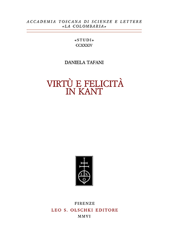 9788822255754-Virtù e felicità in Kant.