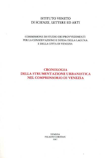 Commissione di Studio dei provvedimenti per la conservaz.e difesa della Laguna e