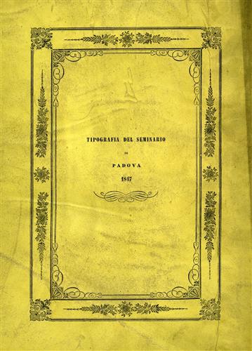 Memorie del R.Ist.Veneto di Scienze, Lettere ed Arti. Vol.III, 1847.