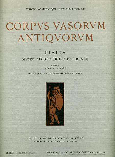 Corpus vasorum antiquorum. Museo Archeologico di Firenze.