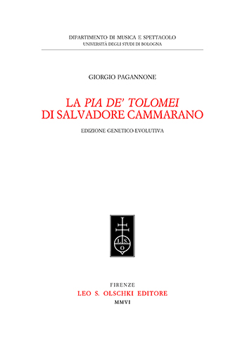 9788822255846-La «Pia de' Tolomei» di Salvadore Cammarano. Edizione genetico-evolutiva.