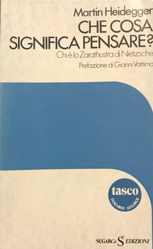 Che cosa significa pensare? Chi è lo Zarathustra di Nietzsche.