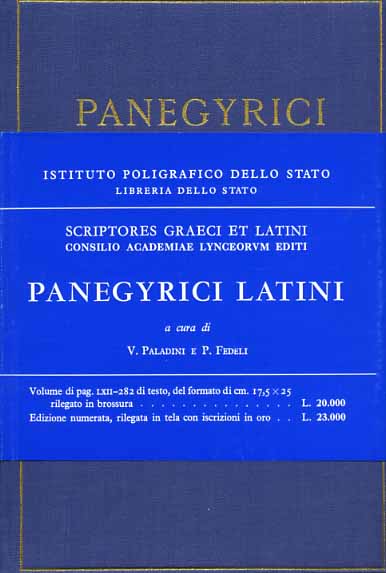 9788824030458-Panegyrici latini.