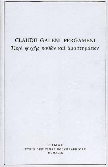 9788824036566-Perì psychès pathon Kaì amartematon. De propertorum animi cuiuslibet affectuum e