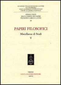 9788822256300-Papiri filosofici. Miscellanea di studi V.