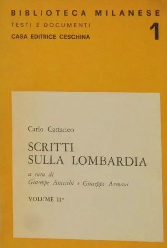 Scritti sulla Lombardia.