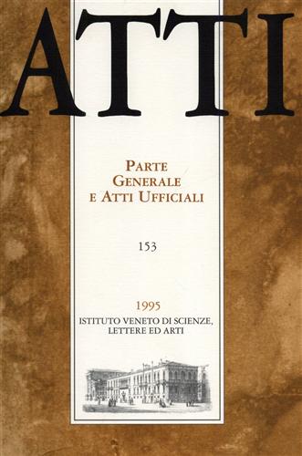 Atti. Parte Generale e Atti Ufficiali. N.153.