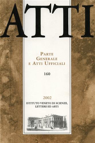 Atti. Parte Generale e Atti Ufficiali. N.160.