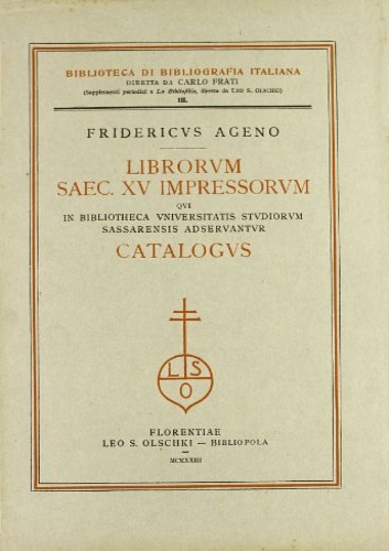 9788822214379-Librorum saec. XV impressorum qui in Bibliotheca Universitatis studiorum Sassare