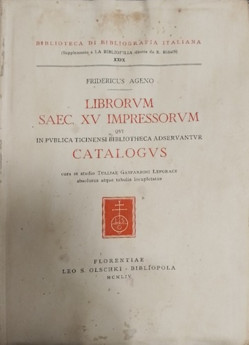 9788822214386-Librorum saec. XV impressorum qui in publica Ticinensi Bibliotheca adservantur C