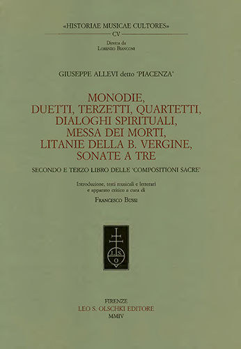 9788822253552-Monodie, duetti, terzetti, quartetti, dialoghi spirituali, messa dei morti, lita