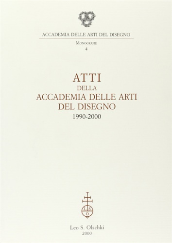 9788822249364-Atti della Accademia delle Arti del Disegno (1990-2000).