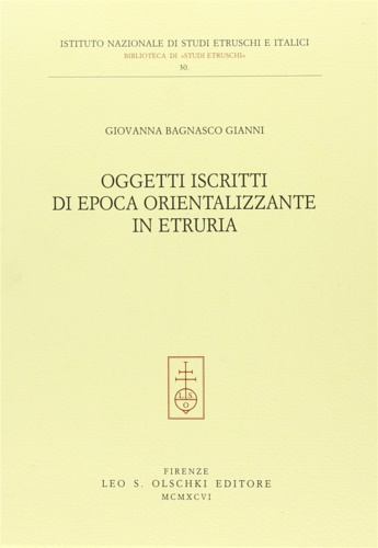 9788822244031-Oggetti iscritti di epoca orientalizzante in Etruria.