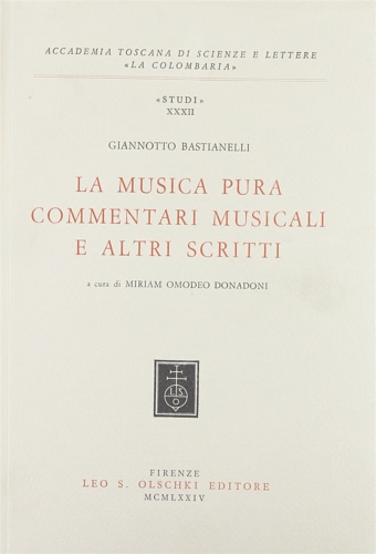 9788822221773-«La musica pura», Commentari e altri Scritti.