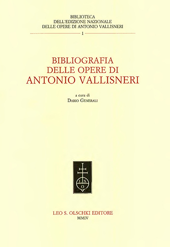 9788822253200-Bibliografia delle opere di Antonio Vallisneri.