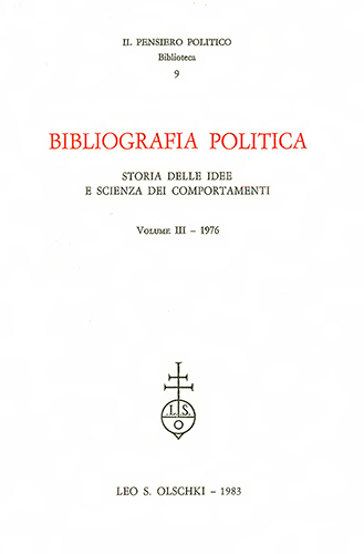 9788822231352-Bibliografia politica. Storia delle idee e scienza dei comportamenti. Vol. III (