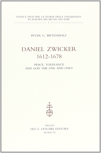 9788822245618-Daniel Zwicker (1612-1678). Peace, tolerance and God the one and only.