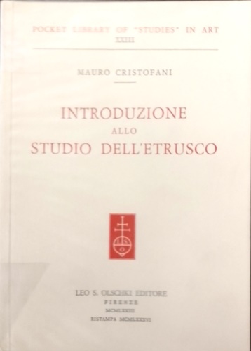 Introduzione allo studio dell'Etrusco.