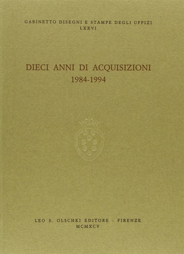 9788822243072-Dieci anni di acquisizioni (1984-1994).